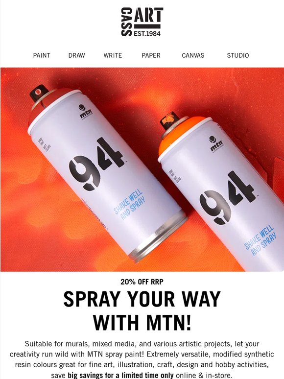 Big Savings On Spray Paint!