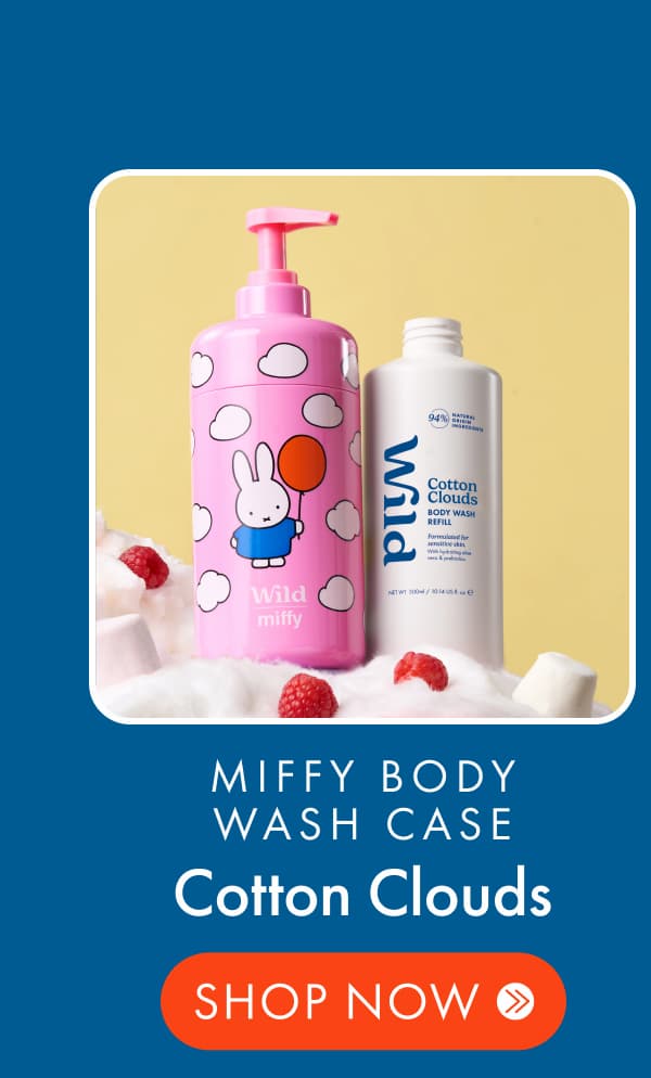 MIFFY BODY WASH CASE + Cotton Clouds Scent