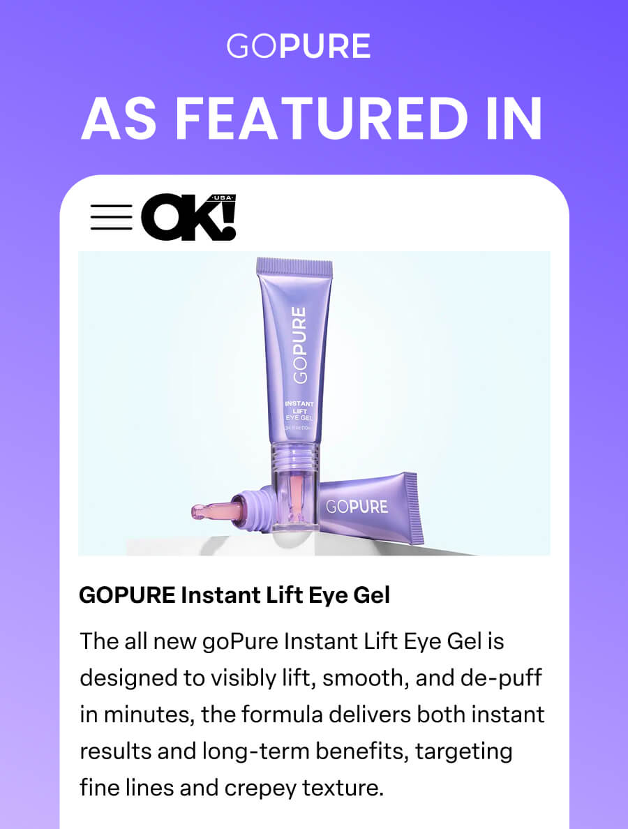 GOPURE AS FEATURED IN OK!