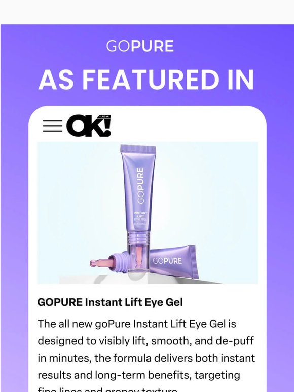 The eye gel editors are talking about ✨
