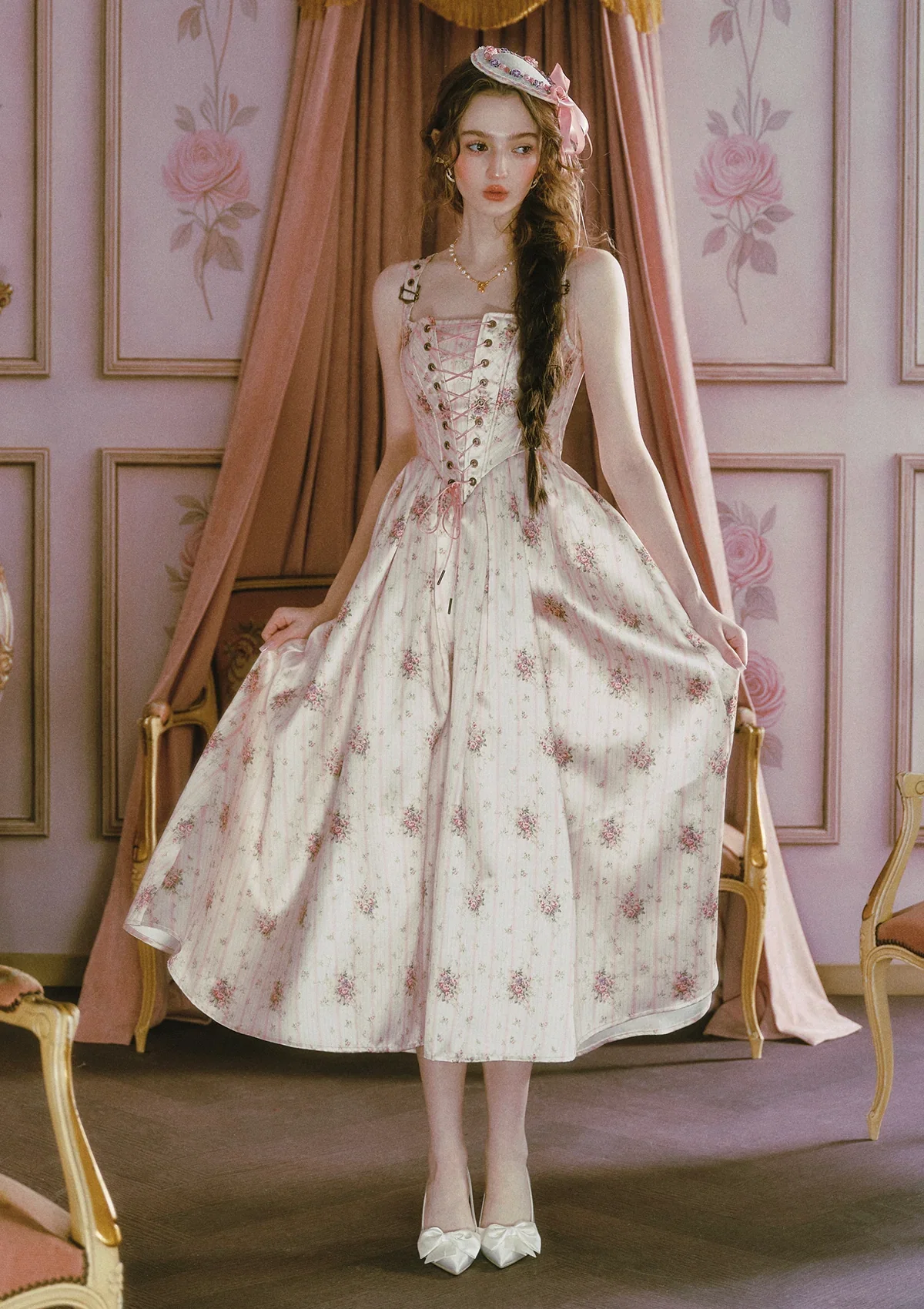 Image of Afternoon Sweet Tea Dress (Pink)