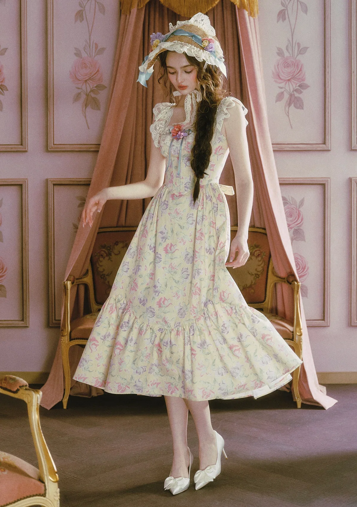 Image of Honey Tea Garden Dress