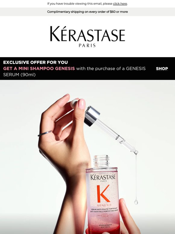 Our fortifying serum | Genesis