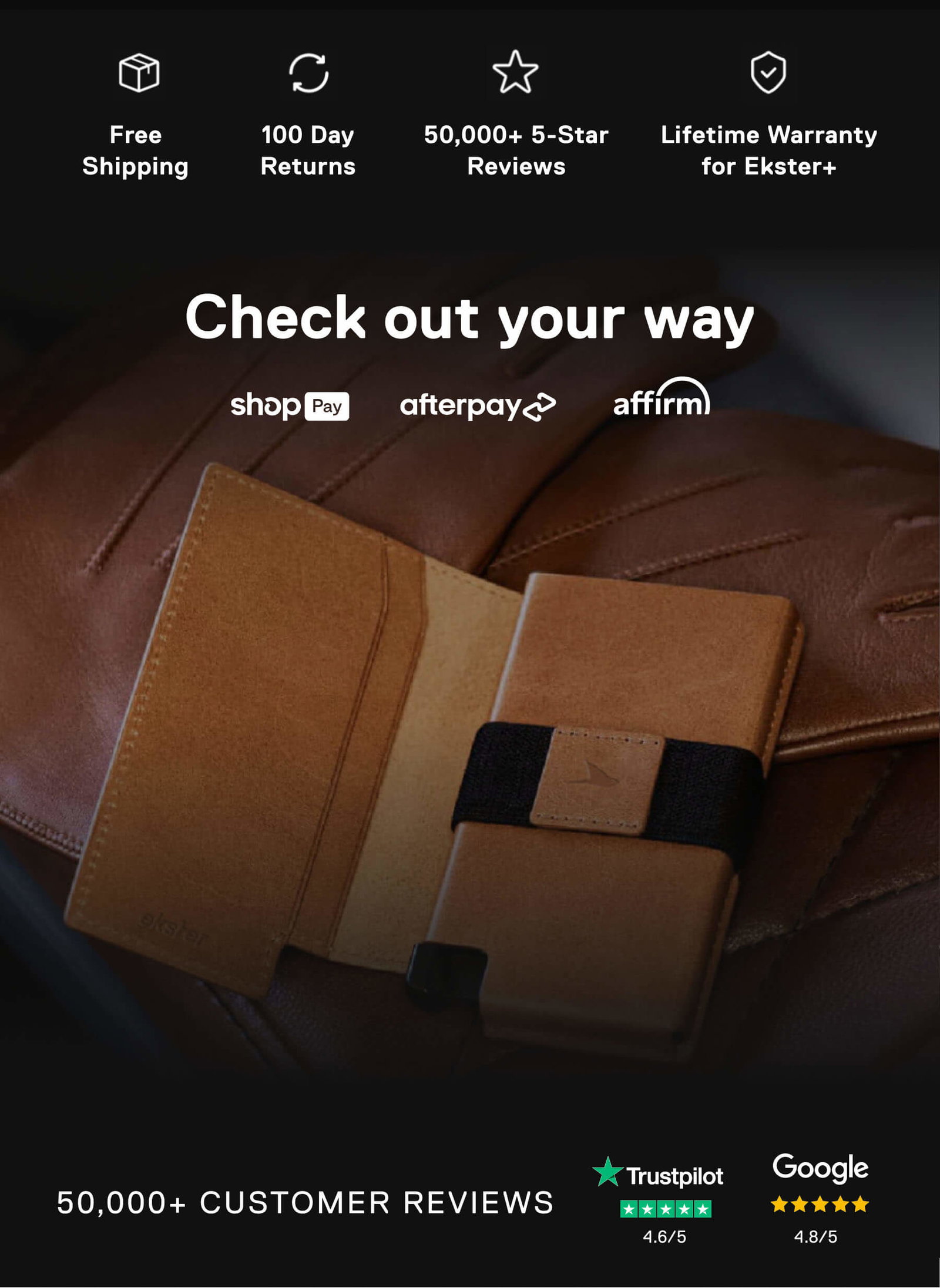 Check out your way