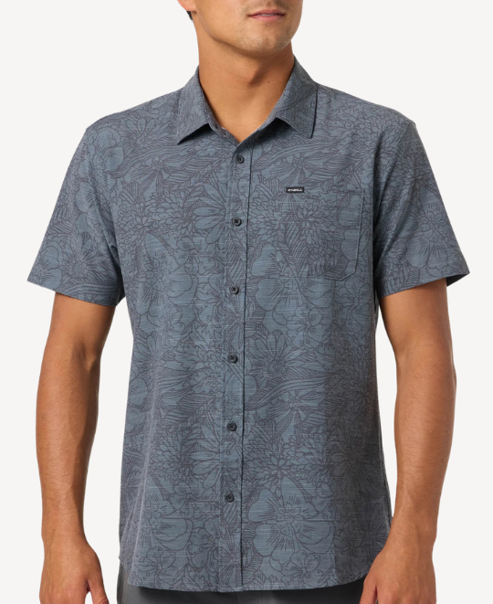 Men's Slub Standard UPF 50+ Short Sleeve Swim Shirt