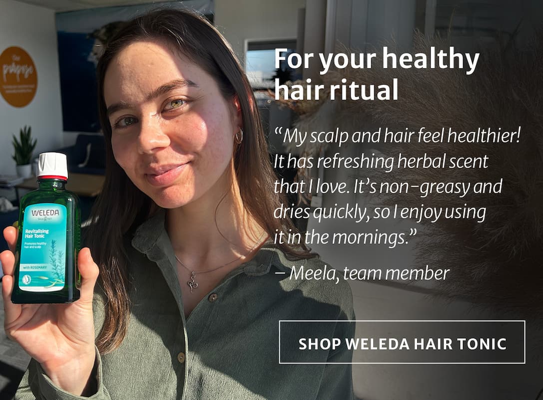 Shop Weleda Hair Tonic for your healthy hair ritual