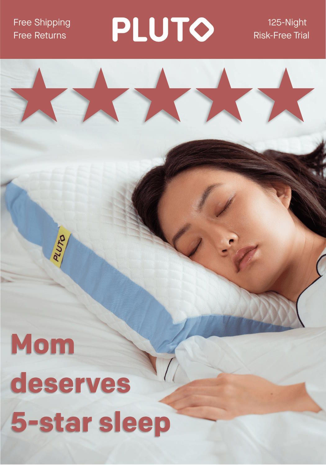 Mom deserves 5-star sleep