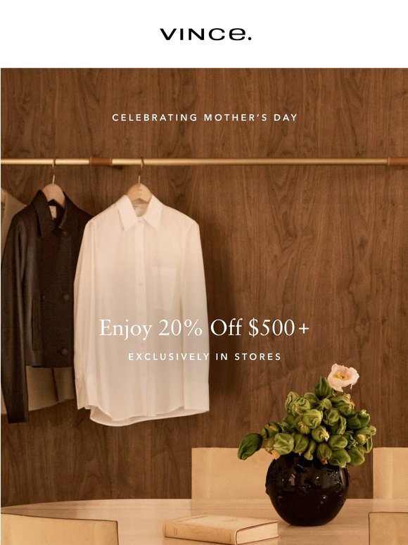You’re Invited: 20% Off $500+