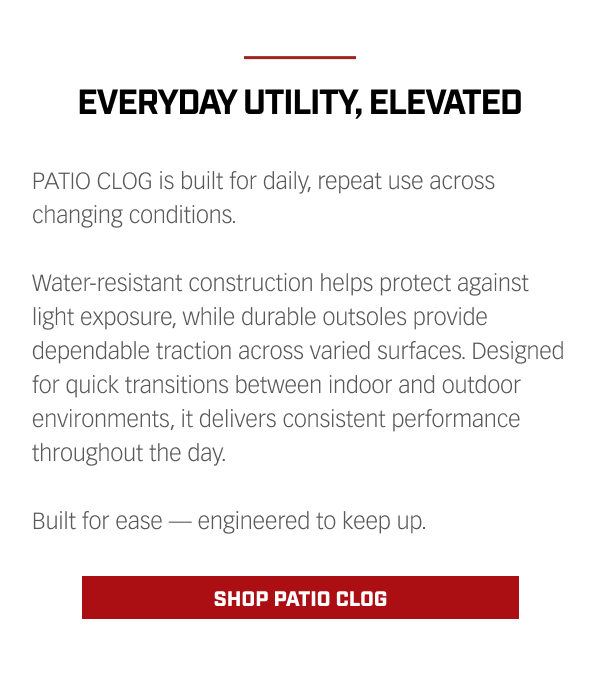Shop PATIO CLOG