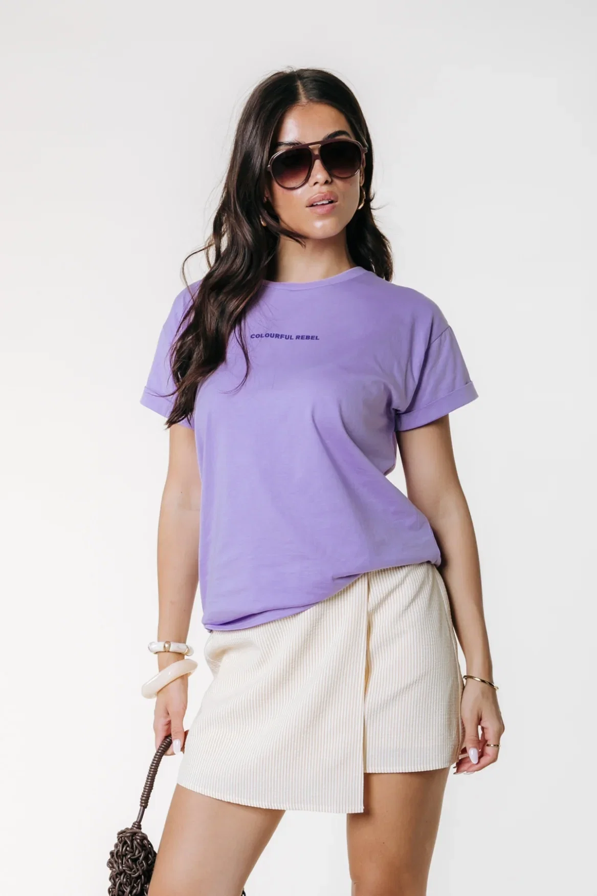Image of Uni Logo T-shirt | Lavender