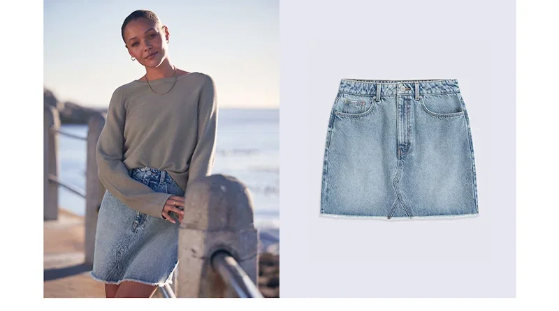 Kate Womens Mini Denim Skirt