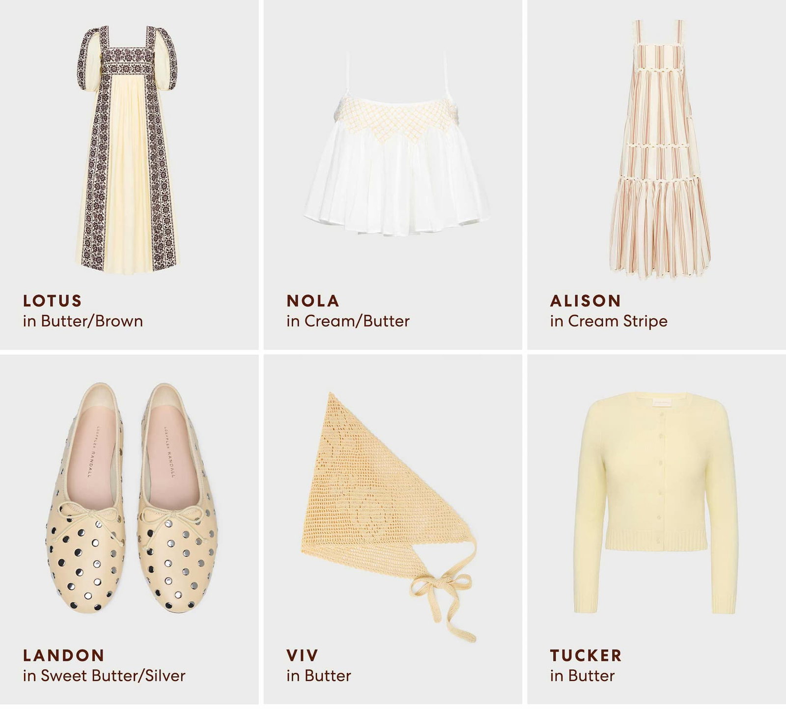 Shop the butter edit 