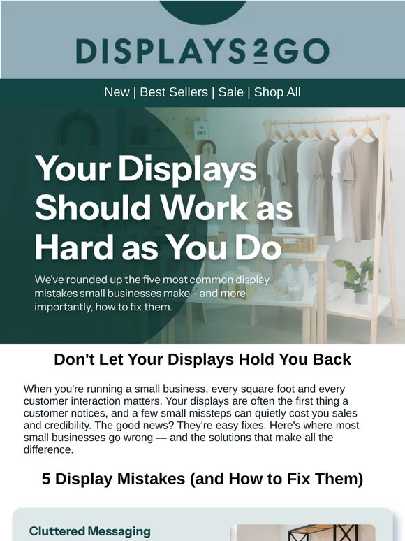 Are Your Displays Working Against You?