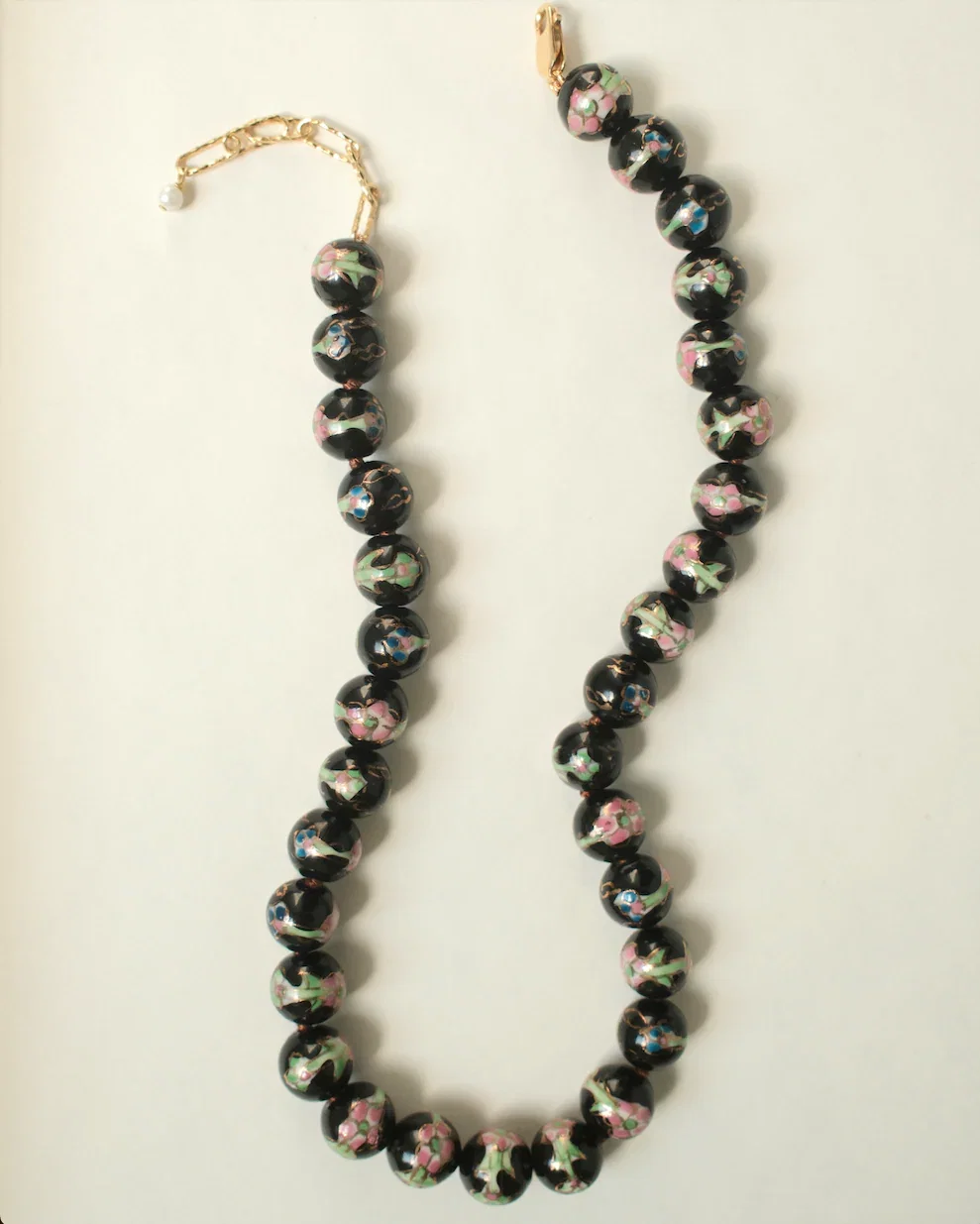 Image of FLEUR NOIR NECKLACE