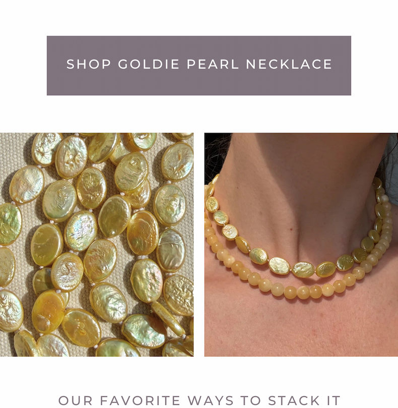 Shop The Goldie Pearl Necklace