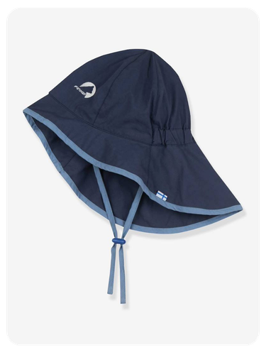 Leichter Kinder UV-Sommerhut AURINKO finkid - jeansblau