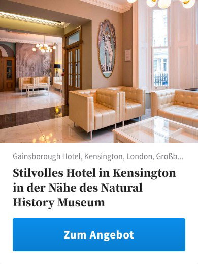 Stilvolles Hotel in Kensington in der Nähe des Natural History Museum
