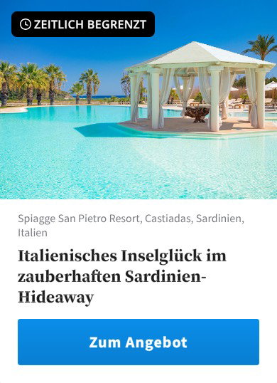 Italienisches Inselglück im zauberhaften Sardinien-Hideaway