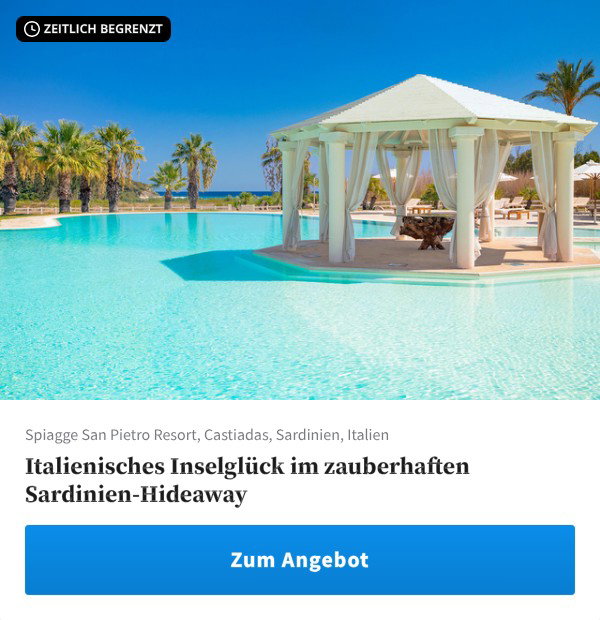 Italienisches Inselglück im zauberhaften Sardinien-Hideaway
