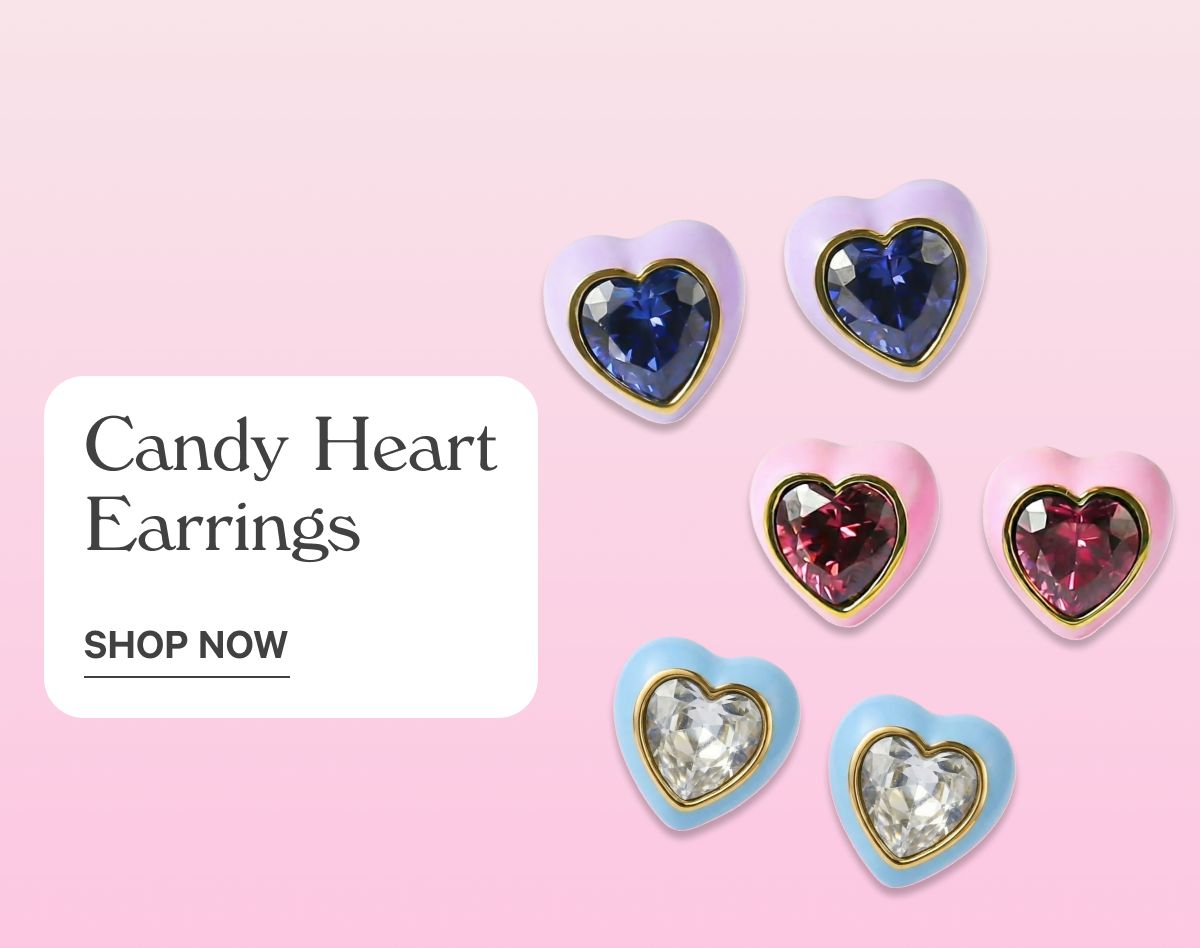 Candy Heart Earrings