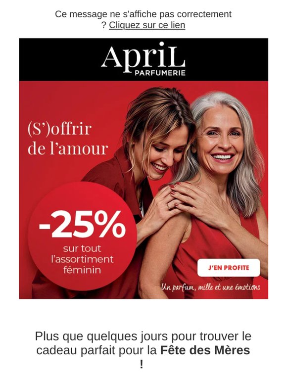 Plus que quelques jours pour trouver le cadeau parfait pour la Fête des Mères ✨
