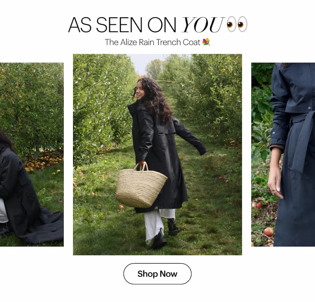 Alizé Rain Trench Coat