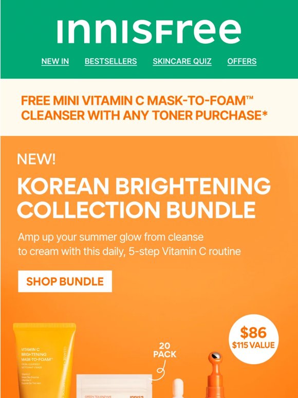 NEW! Korean Brightening Collection Bundle