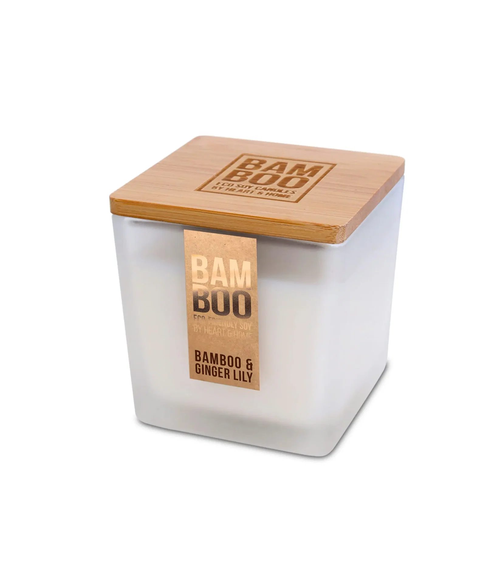 Image of Bamboo & Ginger Lily - Bamboo Large Jar Candle