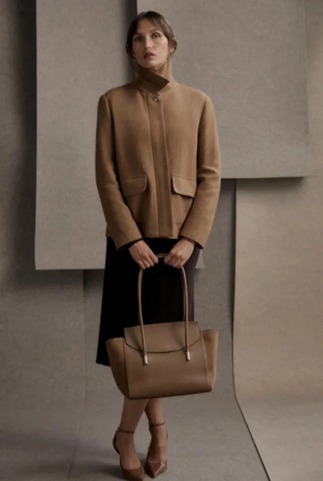 Velda Suede Leather Tote Bag