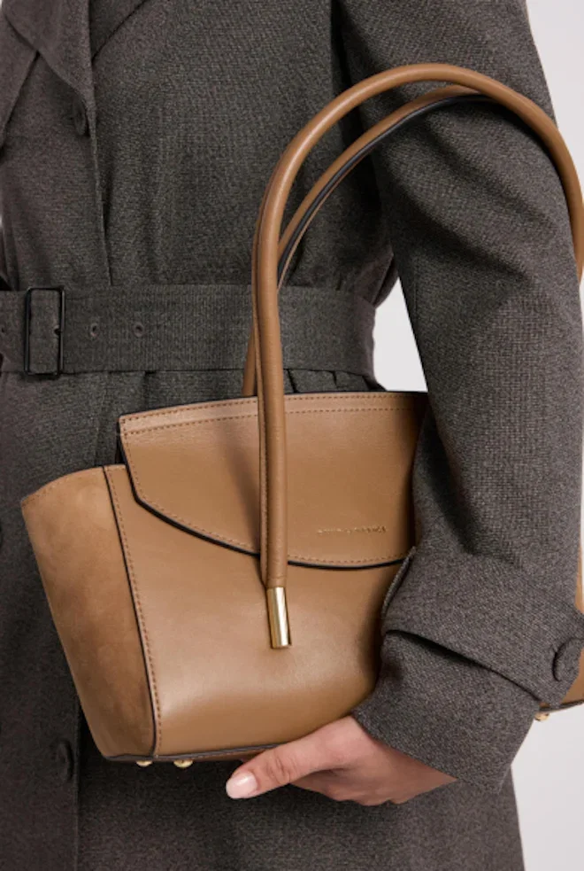 Velda Suede Shoulder Bag