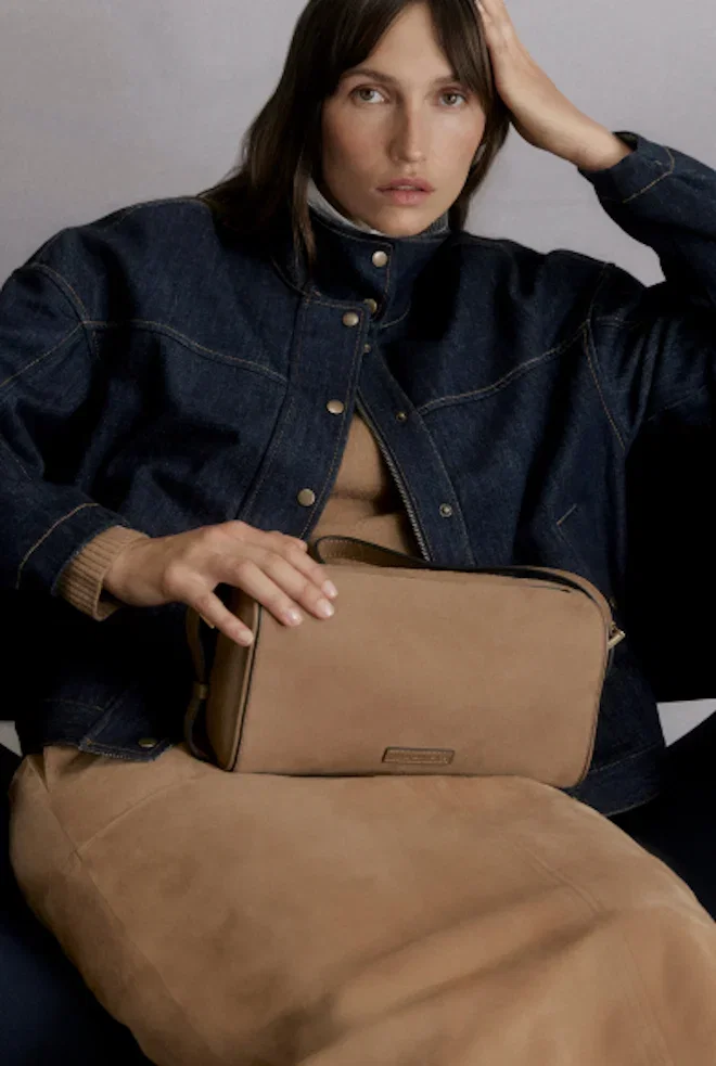 Harriet Suede Leather Bag