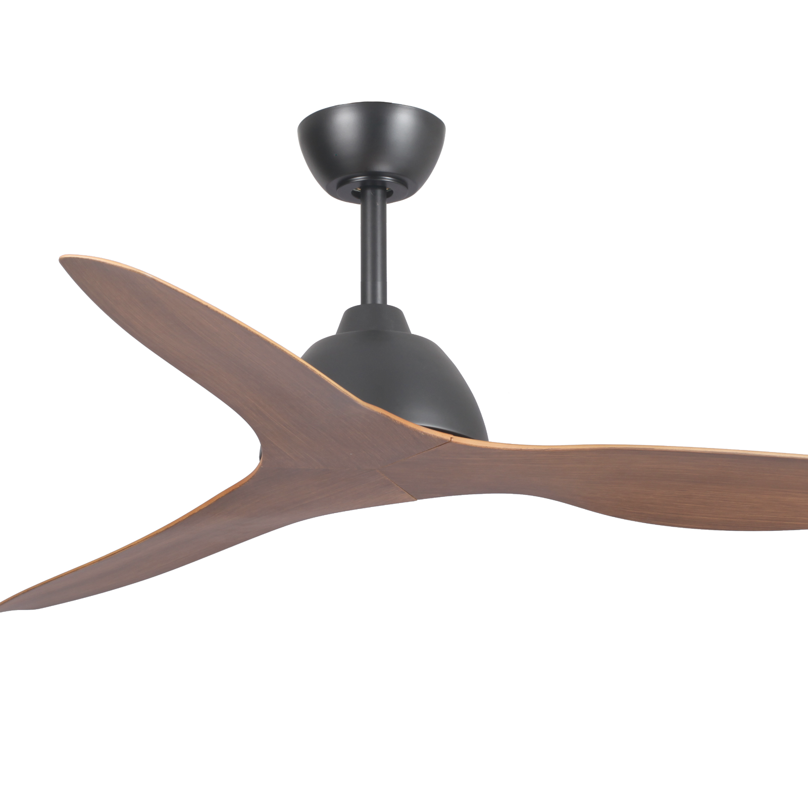 Black & Koa Fanco Eco Breeze 52" 3 Blade ABS Ceiling Fan