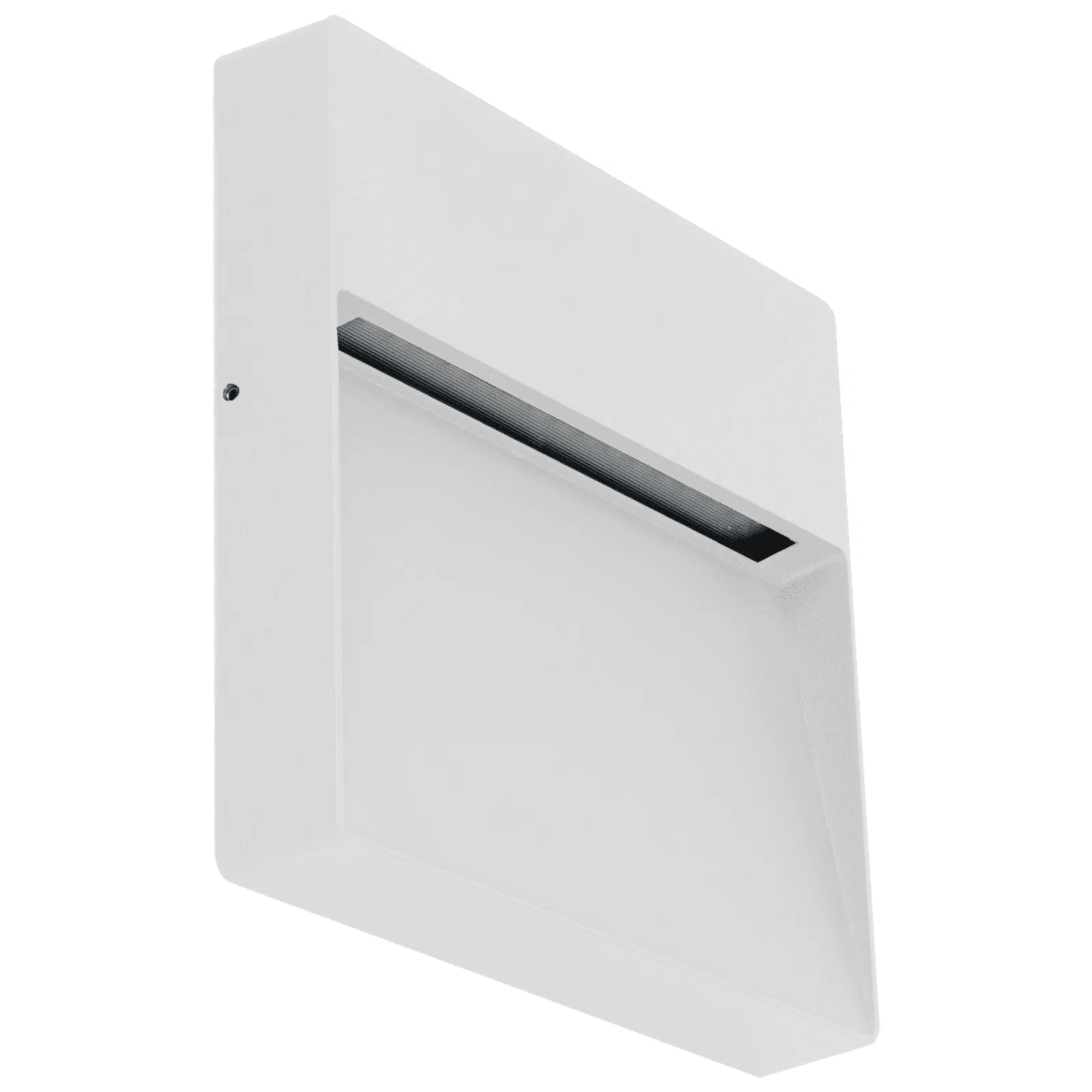 Domus Zeke Pro 5 240V Modern Slimline Square Outdoor LED Wall/Step Light White
