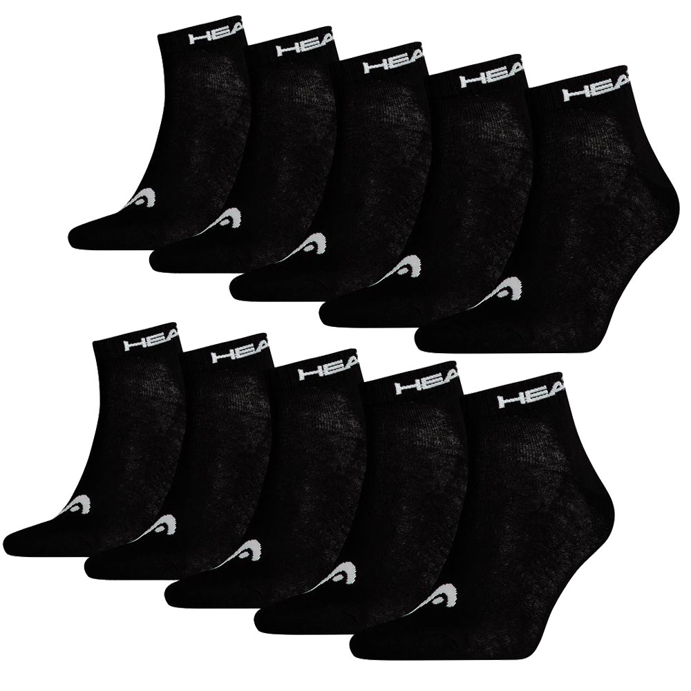 Image of Head Sokken Quarter 10-pack Zwart