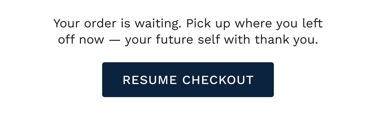 Resume Checkout