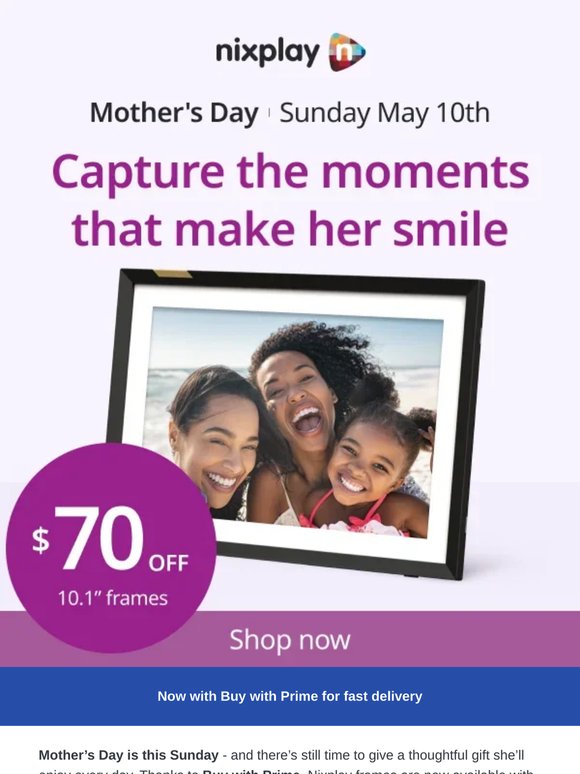 Fast delivery with Buy with Prime