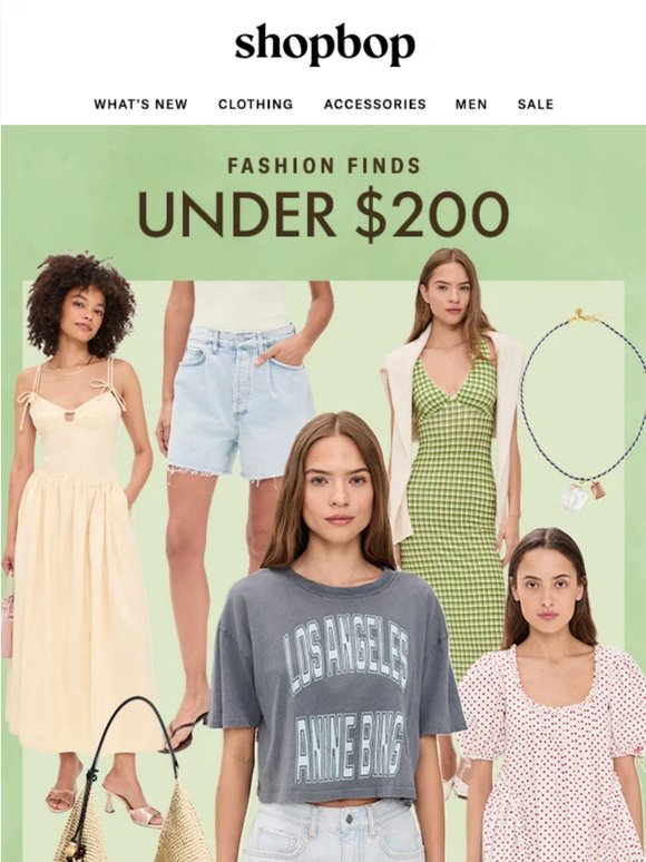 The Under $200 Edit