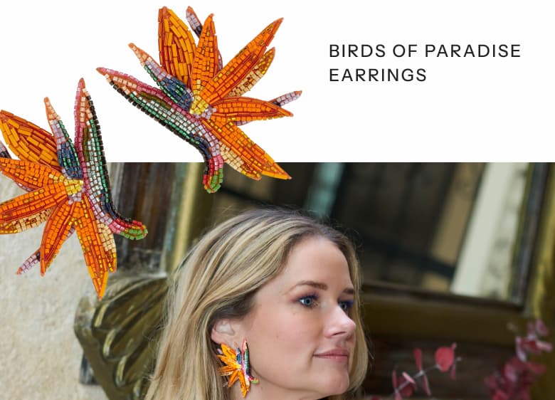 Birds of Paradise Earrings