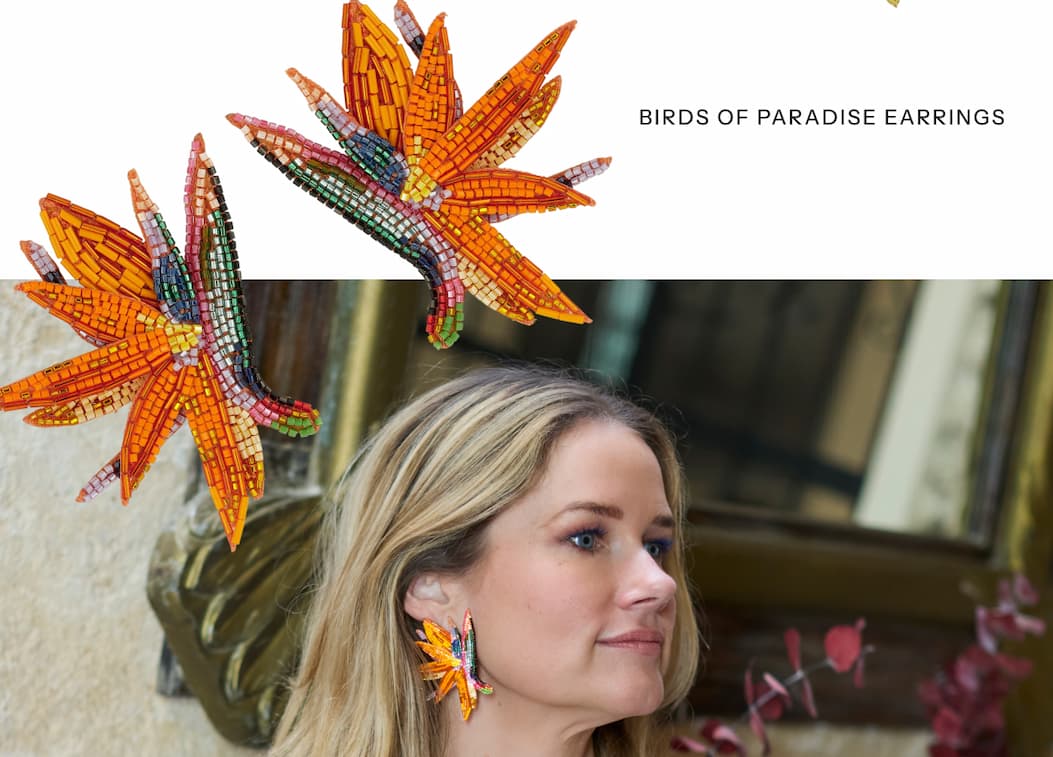 Birds of Paradise Earrings