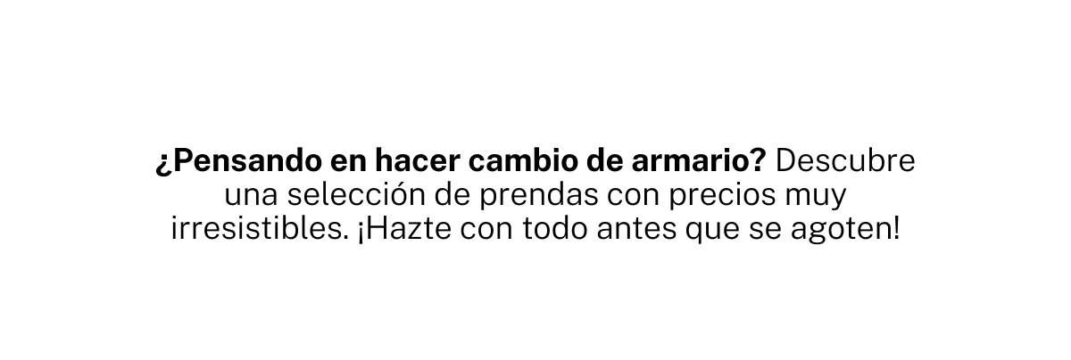 PRECIOS ESPECIALES