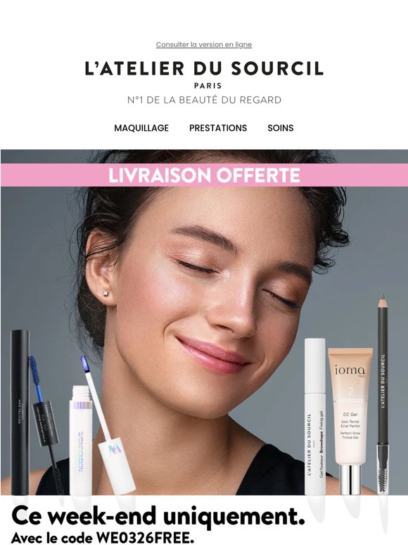 Livraison offerte tout le week-end ✈️