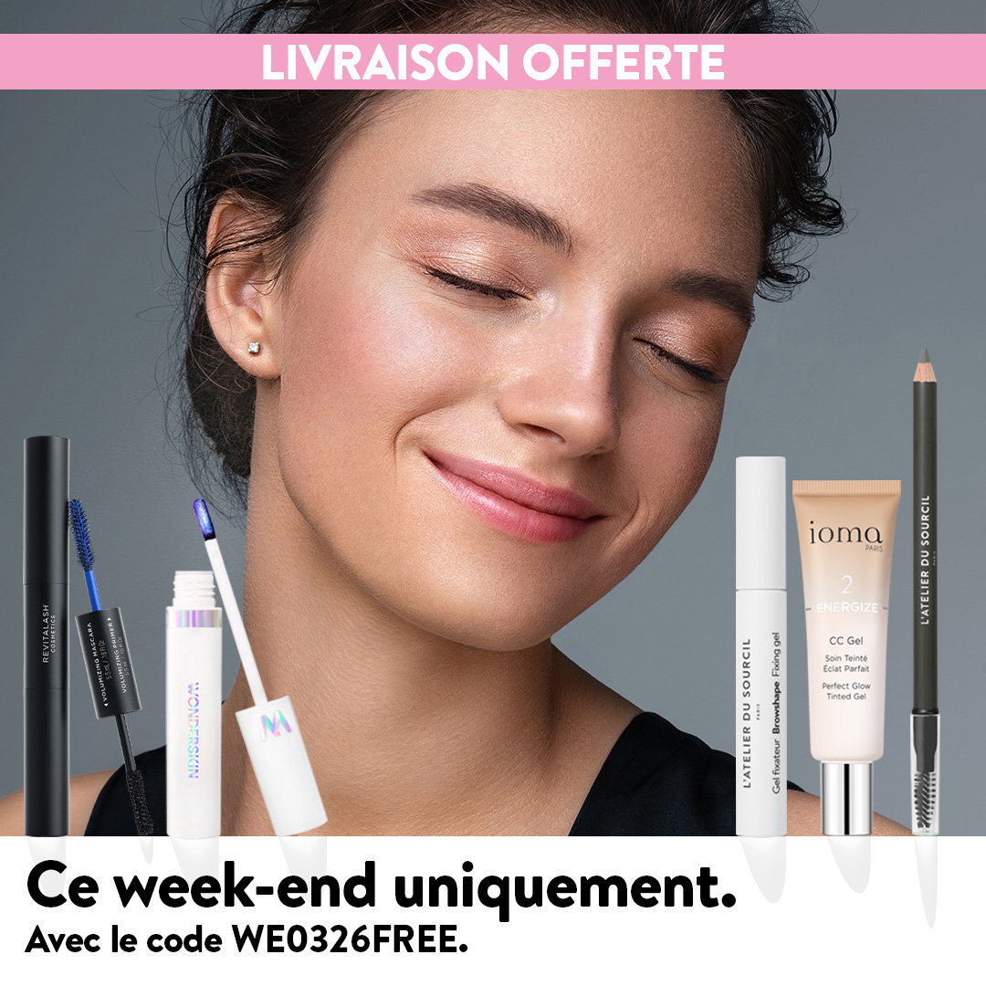 Livraison offerte avec le code WE0326FREE