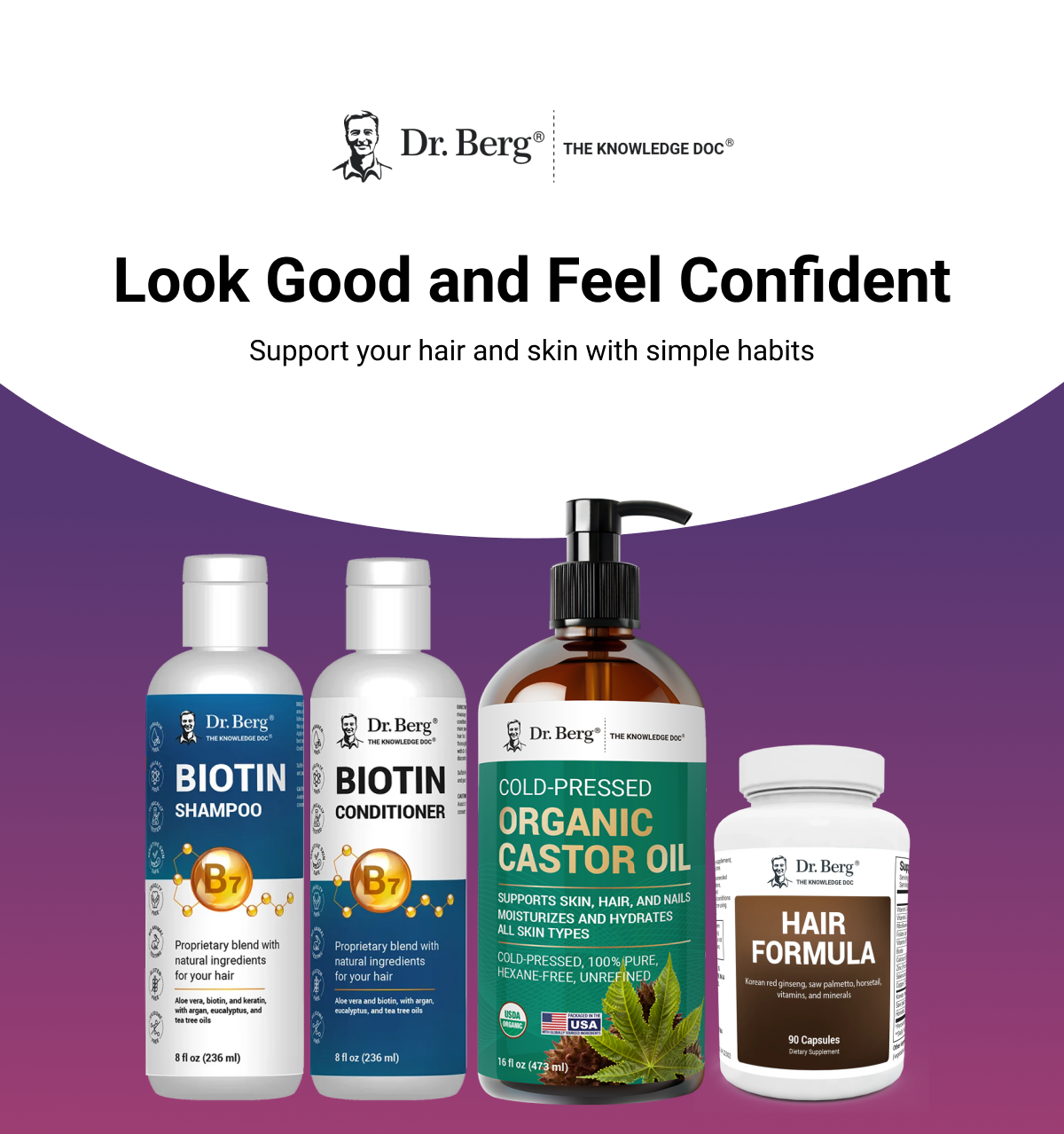 Look Good and Feel Confident || Support your hair and skin with simple habits