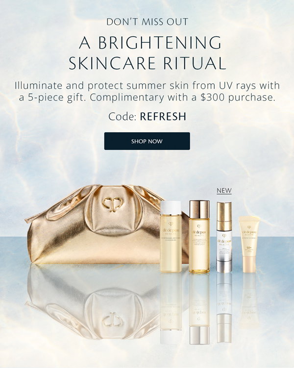 A brightening skincare ritual