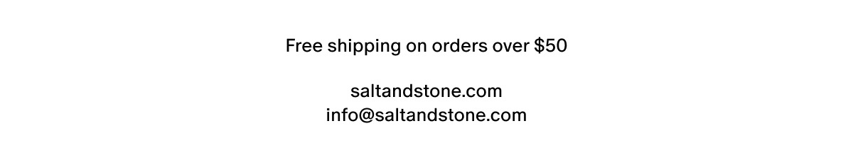 Free Shipping on US orders $50+