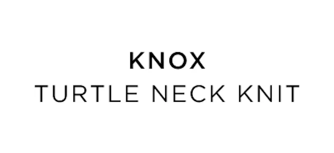Knox Turtle Neck Knit