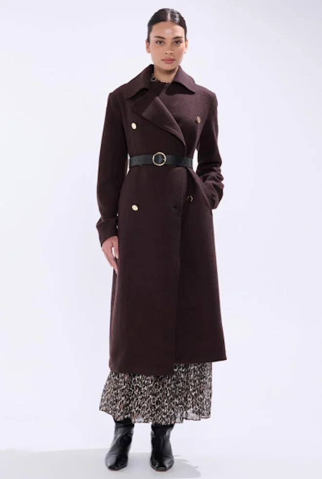 Aria Felted Wool Coat