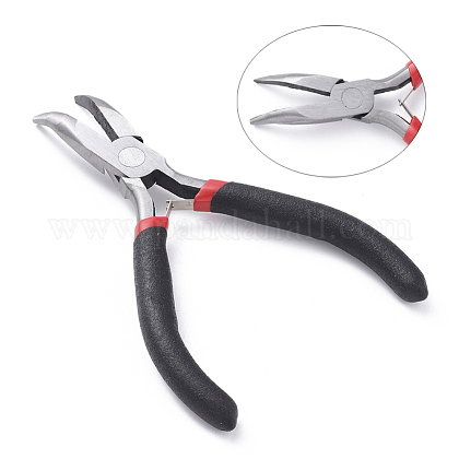 Carbon Steel Bent Nose Jewelry Plier for Jewelr...