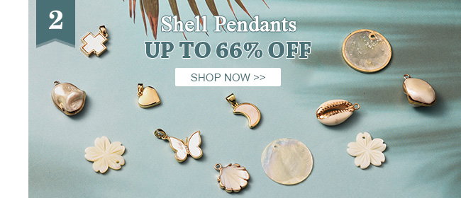Shell Pendants UP TO 66% OFF