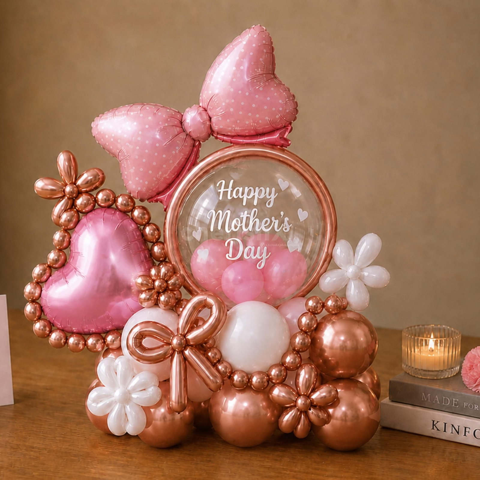 Thank You Mom Bow Bouquet
